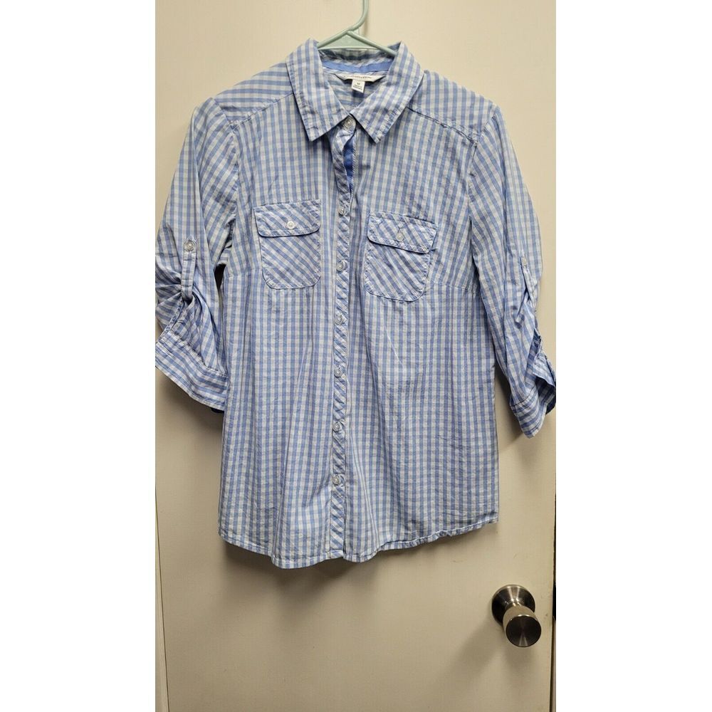 croft barrow womens button‎ up shirts Size Medium